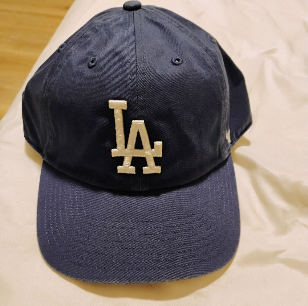 Navy Blue LA Baseball Cap